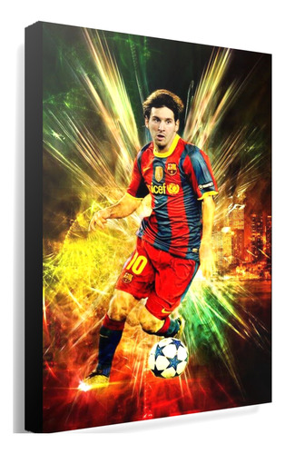 Cuadros Decorativos Modernos Economicos 90x60  Lionel Messi.