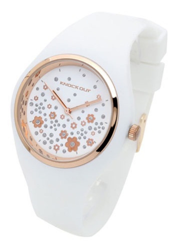 Reloj pulsera Knock Out 8469 con correa de silicona color 856