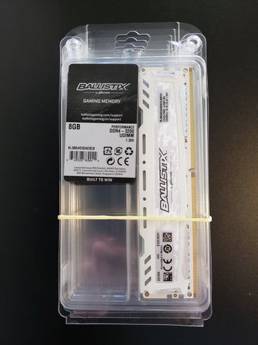 Memoria Crucial Ballistix Sport Ddr4 8gb 3200mhz Bc C/ Nfe