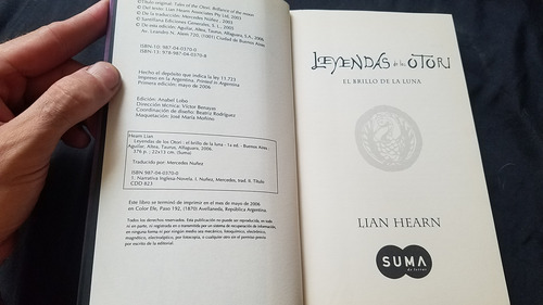 El Brillo De La Luna Saga Leyendas De Los Otori Lian Hearn (Usado)
