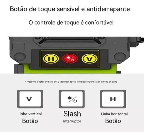 Autonivelamento 3d De Nível Laser Verde De 16 Linhas Com V