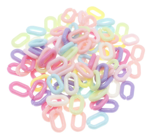B 1000 Ganchos En Forma De U, Anillos De Enlace De Cadena