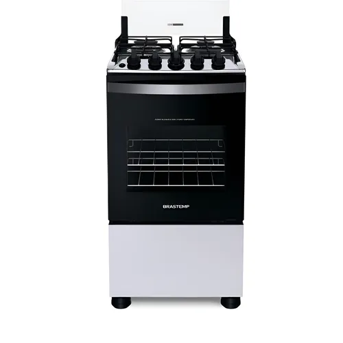 Fogão 4 Bocas Acendimento Automático Bfo4nbb Brastemp Cor Branco