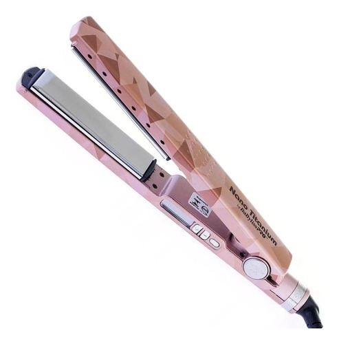 Prancha Babyliss Pro Nano Titanium Vetro Rose Gold By Roger