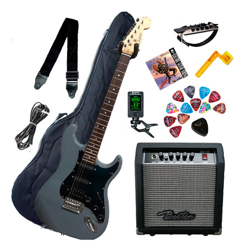 Combo Guitarra Eléctrica Con Amplificador 10w Y Accesorios