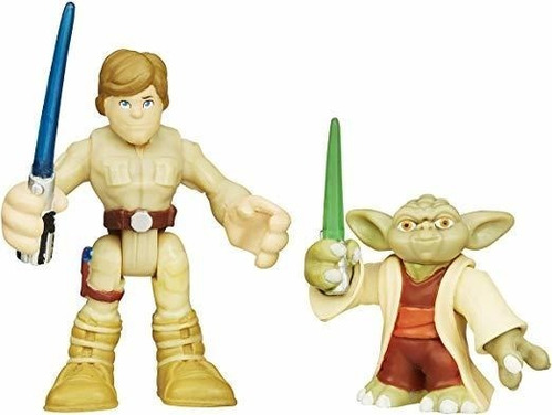 Playskool Heroes Star Wars Galactic Heroes Yoda Y Luke Skywa