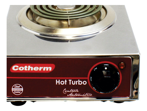 Fogão Elétrico De Mesa 1 Prato 1250 Watts Hot Turbo Cotherm 220v