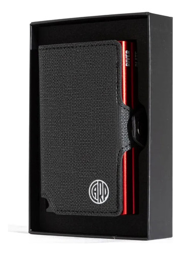 Billetera Tarjetero Card Slider Holder Kyma Doble Clubes River Plate Liso