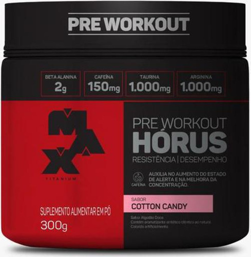 Pré Treino Hórus 300g - Max Titanium