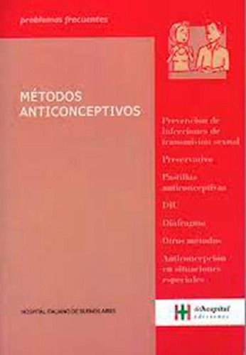 Libro - Métodos Anticonceptivos, De Carrete, Ciarmatori Y O