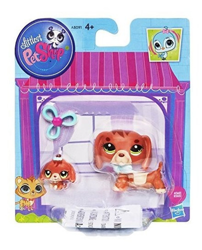 Set Perro Salchicha Y Bebé Lps De Hasbro