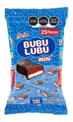 Bubulubu Mini Ricolino Bolsa 25pz