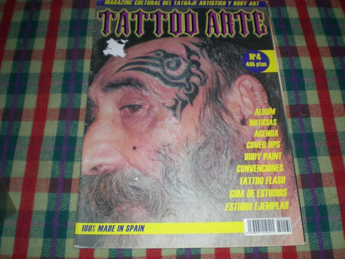 Revista Tattoo Arte Numero 4  Española