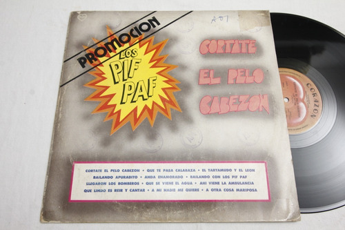 Vinilo Los Pif Paf Cortate El Pelo Cabezón 1986