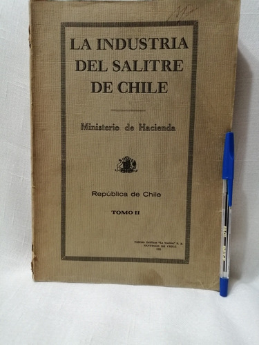 La Industria Del Salitre De Chile Tomo 2