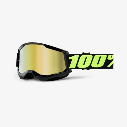 Goggles Motocross  100% Strata 2 Upsol Mica Dorada