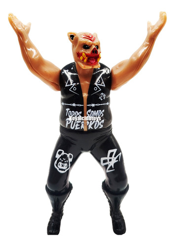 Puerquiza Extrema Luchador Pig Decapitador Figura Accion