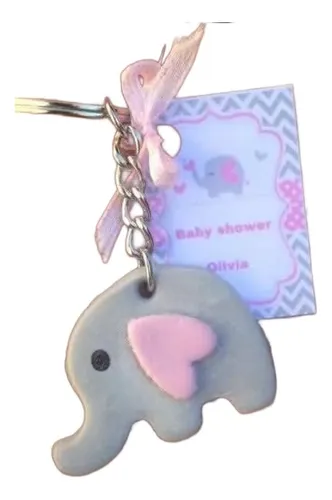 Llaveros Souvenirs Nacimiento Motivo Elefante