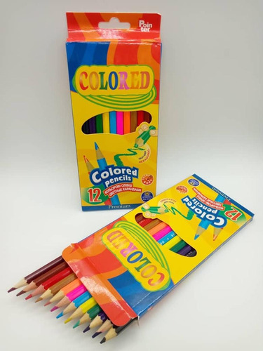 2 Cajas De 12 Colores Colored Creyones