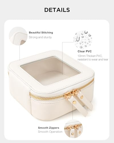 Bolsa De Maquillaje Transparente, Organizador De Viaje Tsa