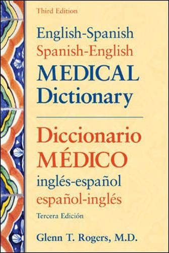 Libro: Diccionario Médico, Tercera Edición (inglés Y Español