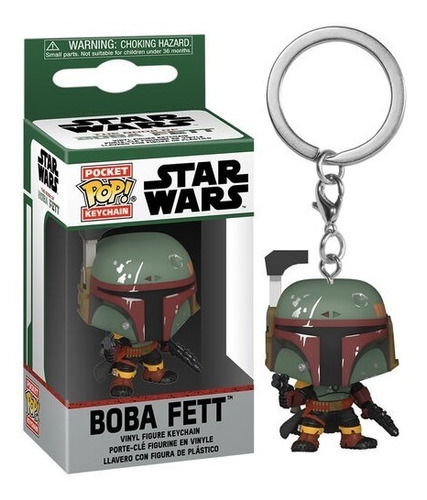 Llavero Funko Pocket Pop! The Book Of Boba Fett Boba Fett