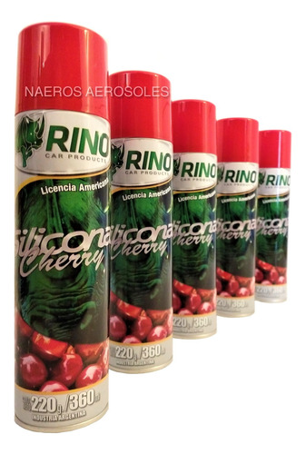 Silicona Rino Cherry X12 Unid En Aerosol Multiuso 