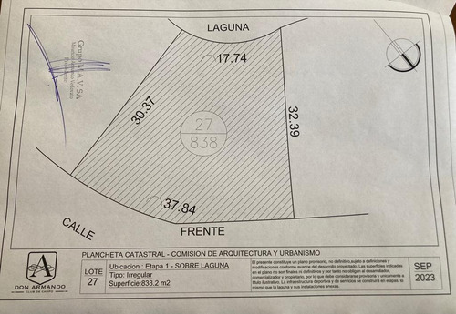 Lote A La Laguna En Don Armando Etapa 1.