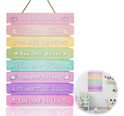 Reofrey Arte Inspirador Pared Arco Iris Decoracion Lindo