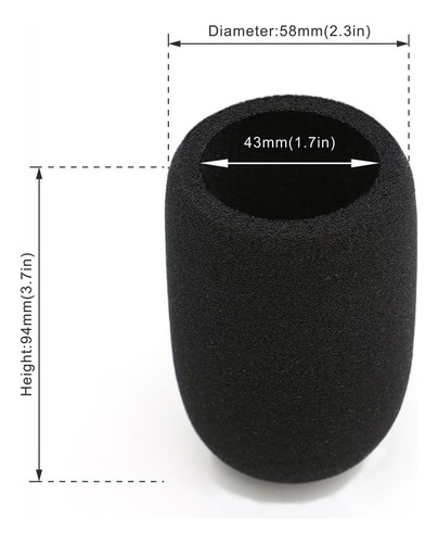 Youshares Audio-technica At2020 Pop Filter - 2 Unidades A...