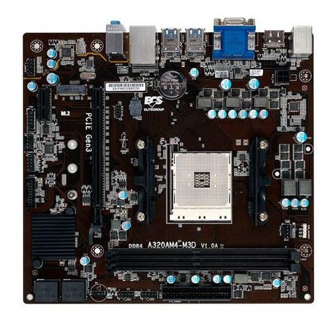Mother Ecs A320am4 M3d3 Ddr4 Hdmi Usb3.0 Para Rysen