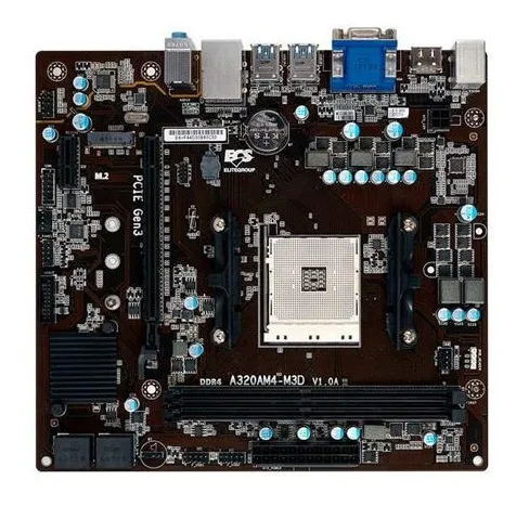 Mother Ecs A320am4 M3d3 Ddr4 Hdmi Usb3.0 Para Rysen