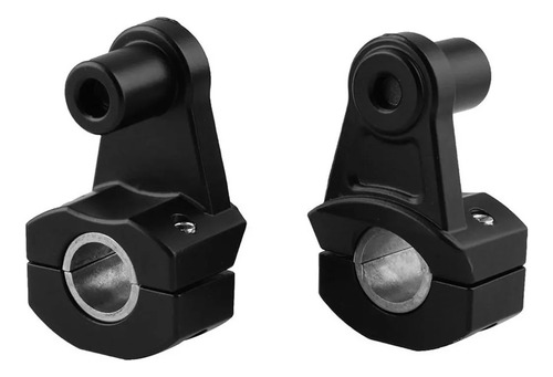 Elevador De Manubrio Universal Para Motocicleta 22/28mm Negro