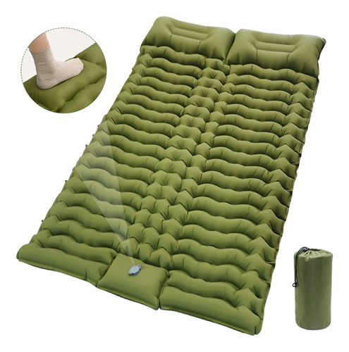 Colchon Inflable Matrimonial Camping Mat Inflable Acampar