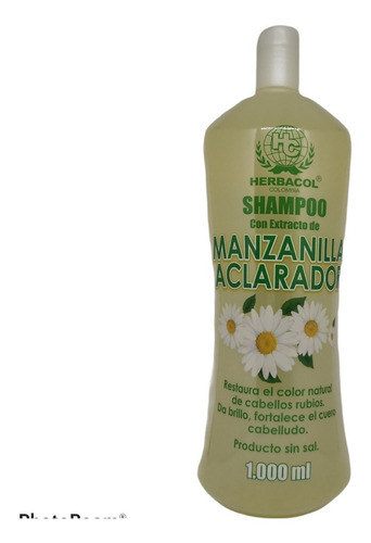 Shampoo Con Extracto De Manzanilla Y Aclarador