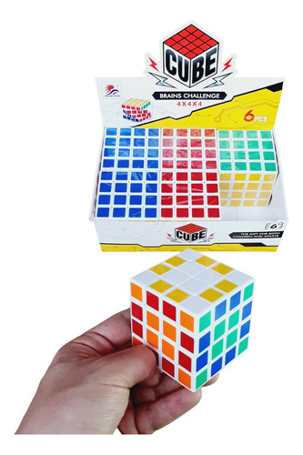 4x4 Cubo Rubik Magic Cube Super Economico Buen Giro - Blanco