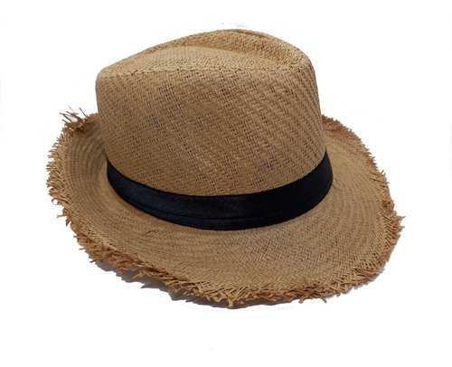 Sombrero Gardel Dandy Estilo Panamá Panameño Raffia Rustico