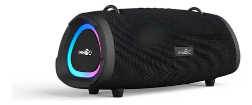 Caixa De Som Imenso X39 100w Rms 9000mah Rgb Ipx6 Bt V5.3 Preto
