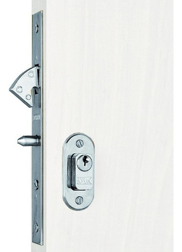 Fechadura Porta Madeira Correr Soprano Br 45 Cromada Externa