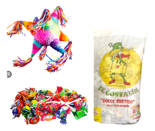 Dulce Para  Piñata Fiesta Posadas Navidad Costal (15kg) 