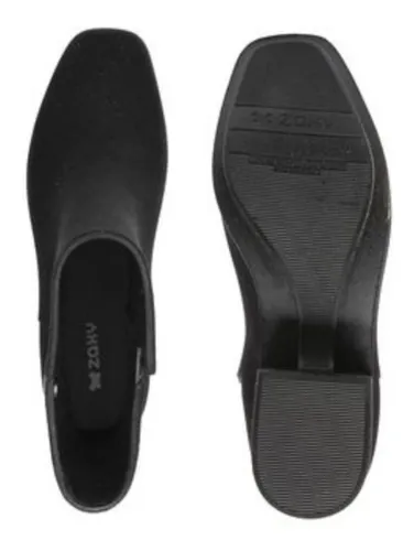 Zaxy Bota Close 17351 Flocado Preto
