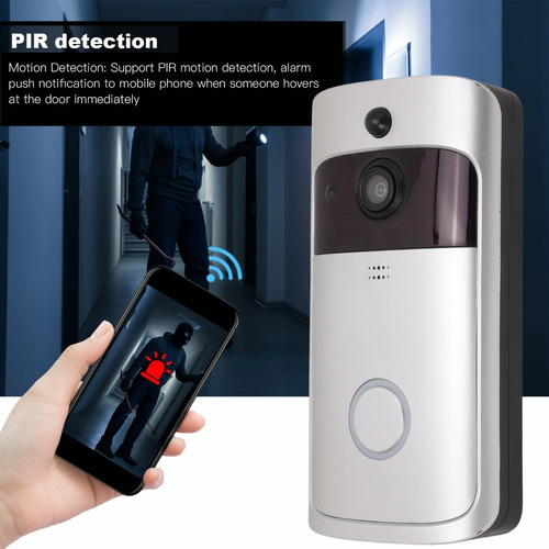 Timbre De Video Inteligente Wifi Inalámbrica Audio Cámara