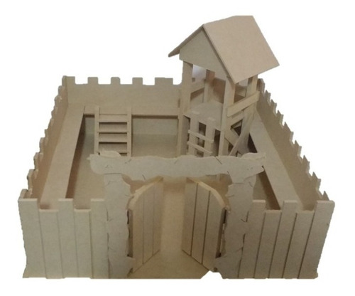 Fuerte Con Torre 45x45x15 Cm Mdf 5,5mm