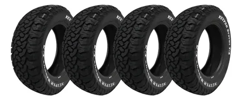 Kit De 4 Pneus 175/80 R14 Neupar Bravus T/a Letra Branca 98/99 T