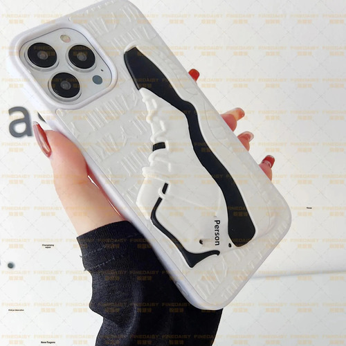 Funda Jordan Design Para iPhone 12 Pink Poetry 3d Tpu