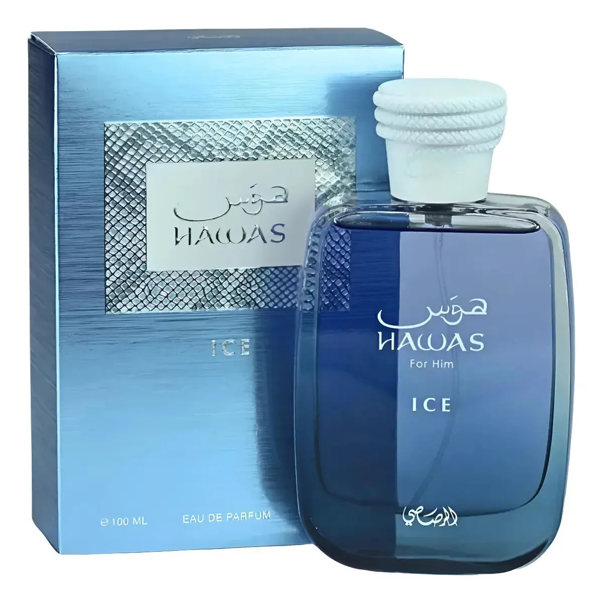 Água de perfume gelada Rasasi Hawas 100ml de perfume Hawas