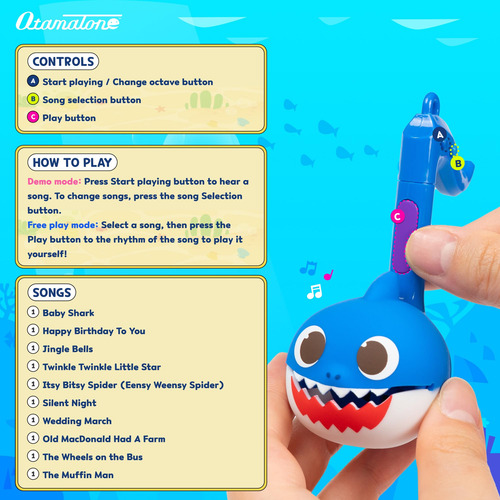 Instrumento Musical Otamatone Melody (baby Shark Edition) Az