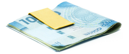 Imagen 4 de 10 de Clip De Billete De Lujo Dorado