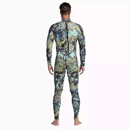 Trajes de neopreno para hombre, 0.118 in, camuflaje, buceo, unisex, de una  pieza, para pesca submarina, traje completo