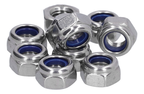 Tuerca De Seguridad Locknut, 100 Unidades, Insertada En Nail